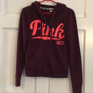 VS PINK Zip Up Sweatshirt